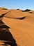 Dunes in the moroccan sahara desert