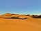 Dunes in the moroccan sahara desert