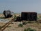 Dungeness beach with boats, Kent.