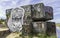 Dunkirk Beaches Bunkers with illegal graffiti