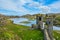 Dunlough Castle, ruins in Three Castles Head, in the Mizen Peninsula