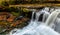 Dunloup Creek Falls With Fall Color