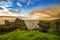 Dunluce Castle Antrim Coast Irish landmark Northern Ireland summer