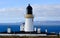 Dunnet Head Lighthouse  overlooking the Pentland Firth to Orkney Highlands