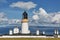 Dunnet Head Lighthouse stands on the cliff top of Easter Head on Dunnet Head. The lighthouse was built in 1831 by Robert Stevenson