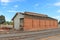 DUNOLLY, VICTORIA, AUSTRALIA - February 21, 2016: The disused goods shed at Dunolly railway station