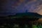 Dunstanburgh Castle at night