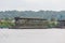 Dunston Gateshead England: May 2022: View of Dunston Staiths from Newcastle on grey hazy day