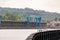 Dunston Gateshead England: May 2022: View of Dunston Staiths from Newcastle on grey hazy day