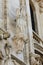 Duomo cathedral of Milan facade detail