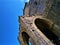Duomo dell`Assunta or Chiesa Madre main church of medieval Erice city, Sicily, Italy. Art, history and sky