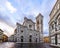 Duomo di Firenze Cathedral at dusk with the Baptistery of St.John in view, Florence, Italy, Europe