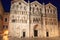 Duomo of Ferrara at night