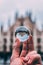 Duomo, Italy. Reflection with glass sphere