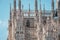 Duomo of Milan, Milan Cathedral, Italy. The main Milan landmark. Gothic architecture