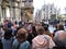 Duomo square and Vittorio Emanuele passage crowded with tourists