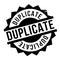 Duplicate rubber stamp