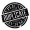 Duplicate rubber stamp