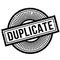 Duplicate rubber stamp