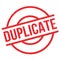 Duplicate rubber stamp