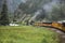 Durango and Silverton Narrow Gauge Railroad Steam Engine Train ride, Durango, Colorado, USA