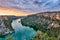 Duraton Canyon in Segovia, Spain