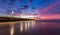 Durban Cityscape sunrise sunset pier blue sky