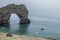 Durdle Door - the arch, blue waters and people kissing.