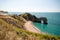 Durdle Door. South West Coastal Path, Dorset, UK.