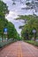 Duren Sawit East Flood Canal Bike Path, East Jakarta, Indonesia