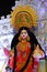 Durga Puja Festival image and High Res background image. Sculpture of Lakhsmi