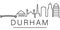 Durham city outline icon. elements of cityscapes illustration line icon. signs, symbols can be used for web, logo, mobile app, UI