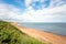 Durham Heritage Coast Blast Beach North Sea Coastline on sunny day