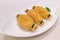 Durian flaky pastry Chinese food (niu lian su)