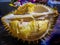 Durian, oval-shaped, large, hard-shelled lobes