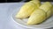 Durian sweet fruit in dish