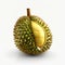 durian with white background - generative Ai illustration