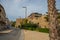 DURRES, ALBANIA: View of the fortress walls in the historical center of Durres.