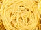 Durum wheat semolina pasta fidelini close up