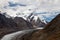Durung Drung Glacier near Pensi La pass on Zanskar road - Great Himalayan range - Zanskar - Ladakh - India