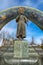 DUSHANBE,TAJIKISTAN-MARCH 15,2016; The Monument of Rudaki in the centre of city