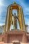 DUSHANBE,TAJIKISTAN-MARCH 15,2016:Statue of Ismoil Somoni in the centre of city.