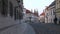 Dusk in lane to Prague castle