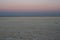 Dusk in Makgadikgadi Salt Pan - Empty Flat Plain and Horizon