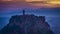 Dusk over Civita di Bagnoregio in Tuscany, Italy