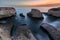 Dusk over Shark Fin Cove