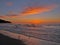 Dusk at Torrance Beach in Southern California