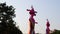 Dussehra Majesty in Delhi: Pink-Hued Ravana Celebration