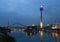 Dusseldorf Media Harbor at Night