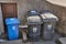 Dust bin containers